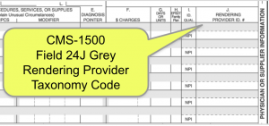 Medisoft Taxonomy Codes