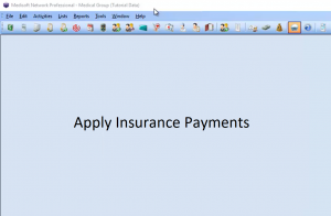Insurance Payments in Medisoft