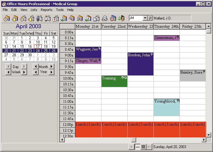 Medisoft Office Hours Patient Appointment Scheduler